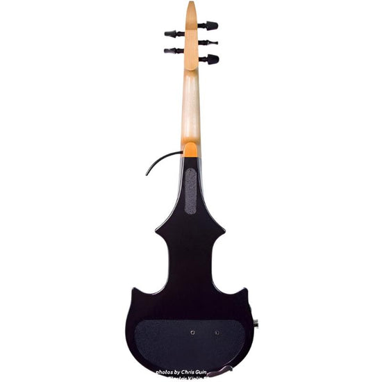 ZETA Jazz Fusion 5-string fretted violin, gloss black - Electric Violin Shop