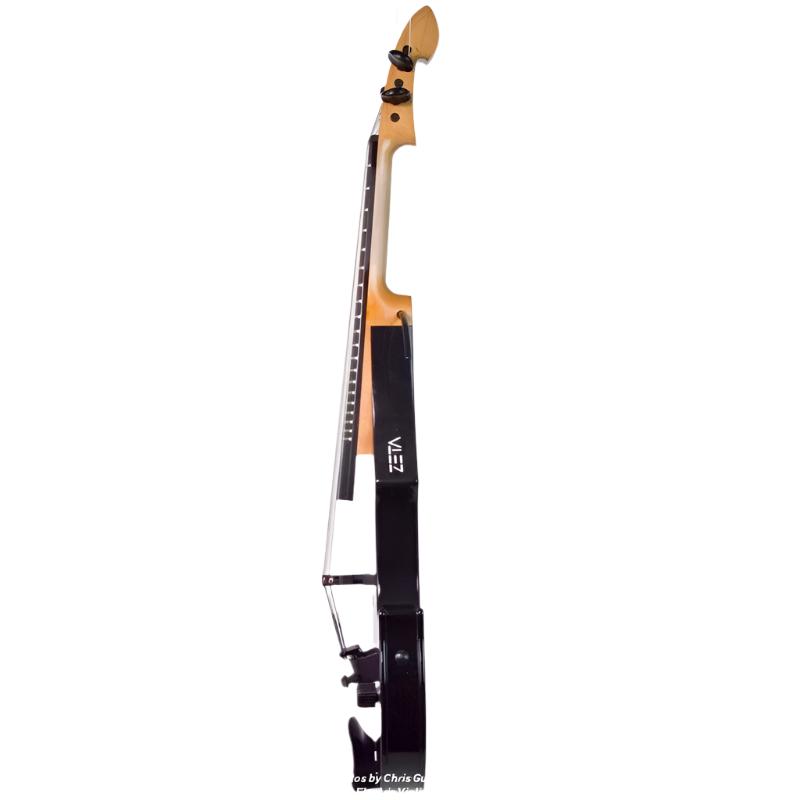 ZETA Jazz Fusion 5-string fretted violin, gloss black - Electric Violin Shop