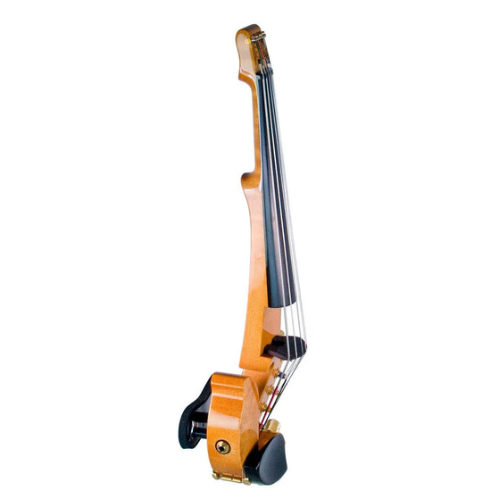 Jordan 7-string violin, Amber Quilt Maple with Starfish Designs pickup - Electric Violin Shop