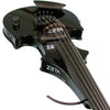 ZETA JV45 Jazz Fusion 5-String Electric Violin with MIDI, Gloss Black with Imbus pegs - Electric Violin Shop