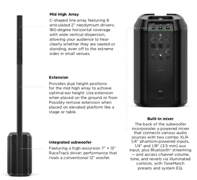 Bose L1 PRO8 Portable Line Array System | Electric Violin Shop