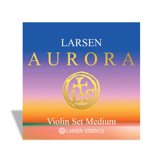 Larsen Aurora 4/4 Violin String Set - EADG, medium tension