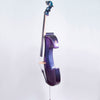 Violonchelo eléctrico Bridge Draco, acabado en color violeta/verde