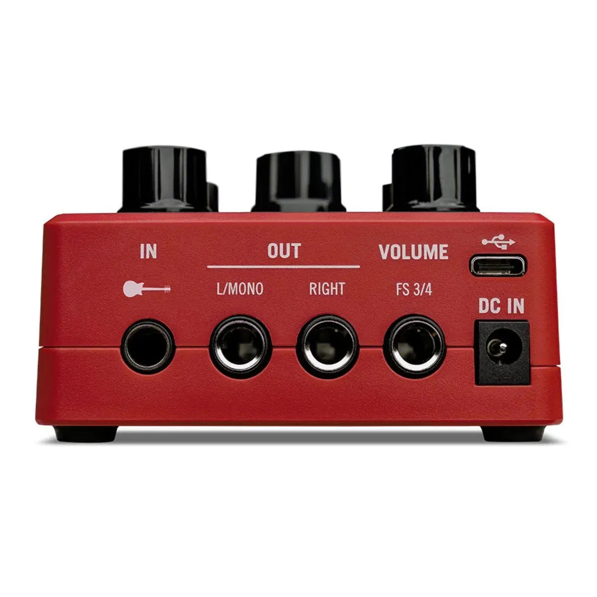 violin guitar pedal Line 6 POD Express Guitar Effects Pedal Red 197881377502