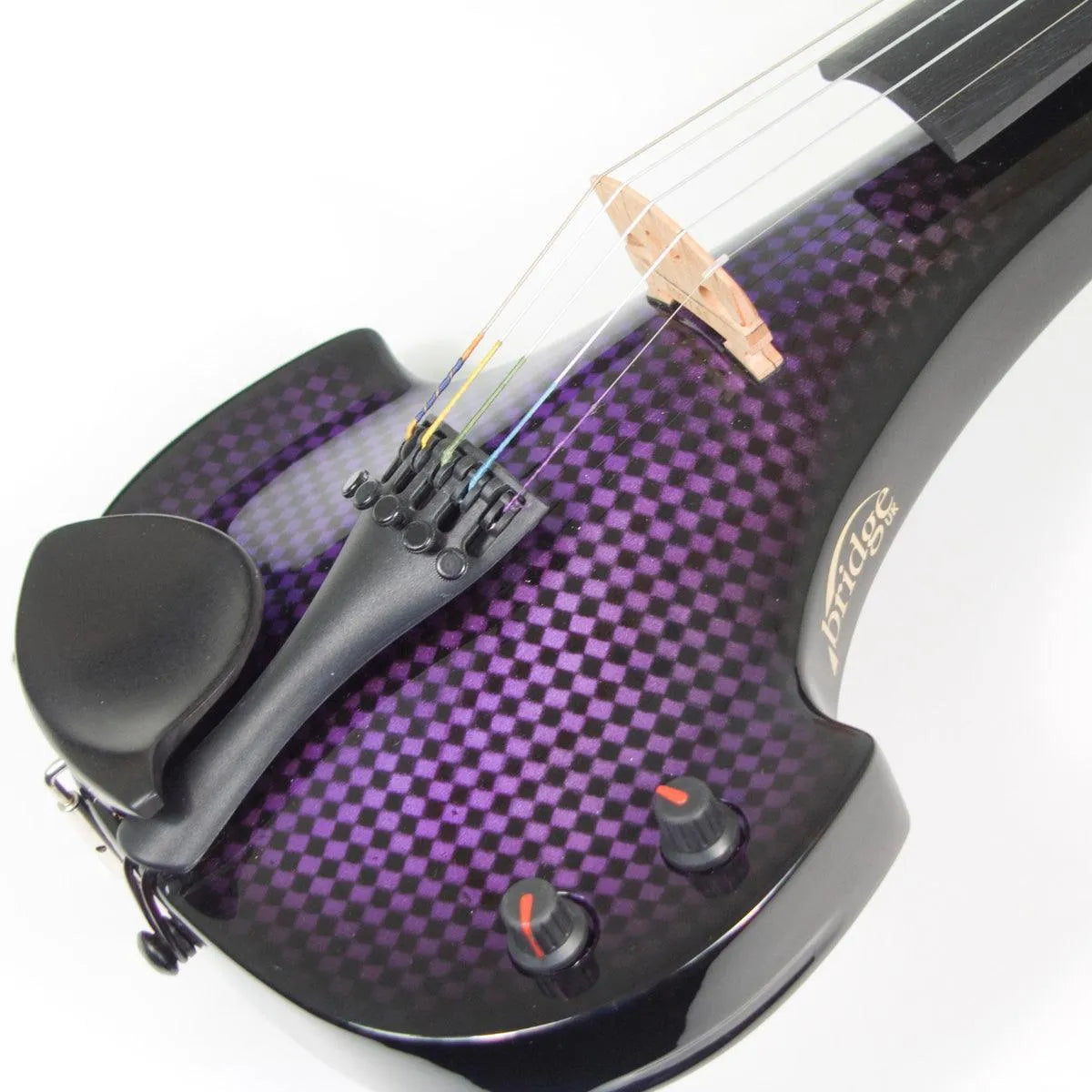 Bridge Lyra Dragon custom model, Purple Matrix - Electric Violin Shop