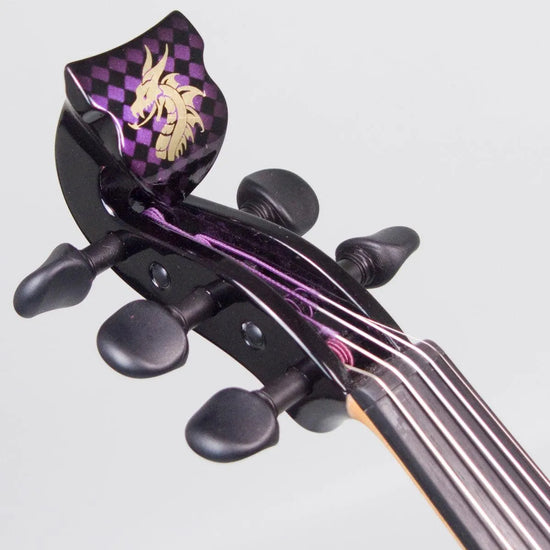 Bridge Lyra Dragon custom model, Purple Matrix - Electric Violin Shop