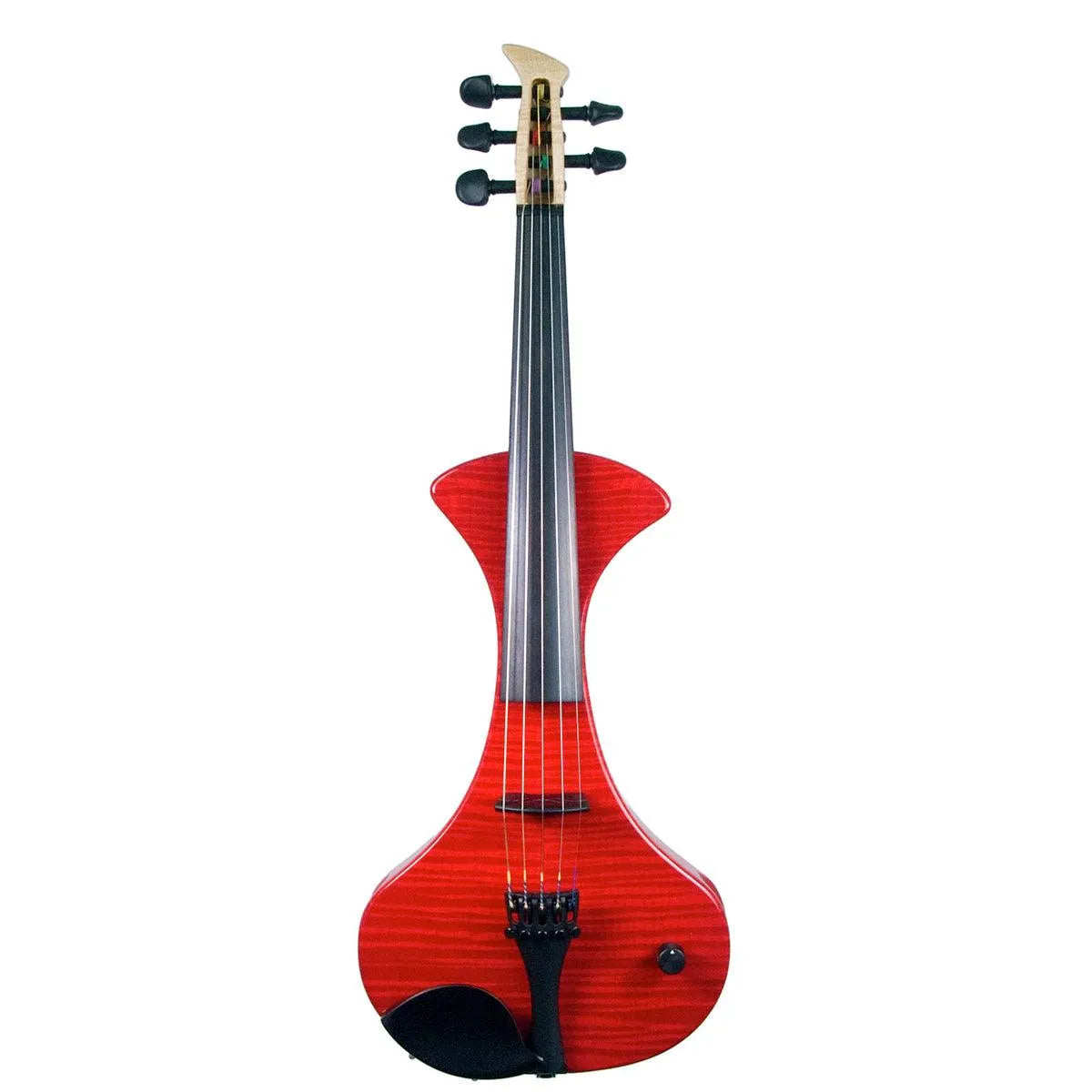 MSI Modern 5-string semi-hollow electric violin, Transparent Red Maple Top - Electric Violin Shop