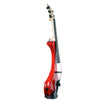 MSI Modern 5-string semi-hollow electric violin, Transparent Red Maple Top - Electric Violin Shop