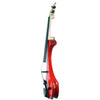 MSI Modern 5-string semi-hollow electric violin, Transparent Red Maple Top - Electric Violin Shop