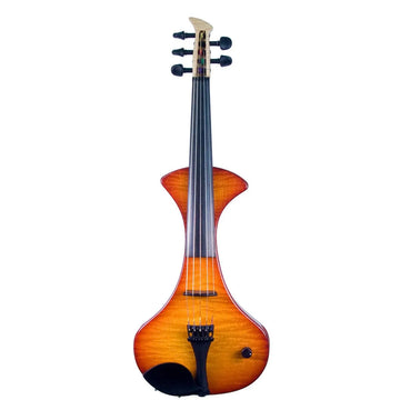 MSI Modern 5-string electric violin, Cherry Sunburst Quilted Maple Top - Electric Violin Shop