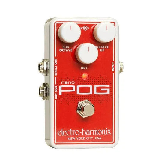 Electro-Harmonix Nano POG Polyphonic Octave Generator Guitar Effects Pedal Regular 190839338129