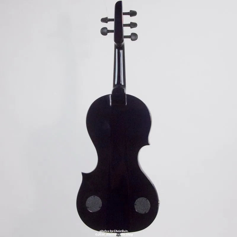 Wood Violins Nashville 5-string electric violin, Transparent Blue - Electric Violin Shop