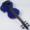 Wood Violins Nashville 5-string electric violin, Transparent Blue - Electric Violin Shop