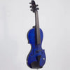 Wood Violins Nashville 5-string electric violin, Transparent Blue - Electric Violin Shop