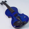 Wood Violins Nashville 5-string electric violin, Transparent Blue - Electric Violin Shop