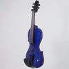 Wood Violins Nashville 5-string electric violin, Transparent Blue - Electric Violin Shop