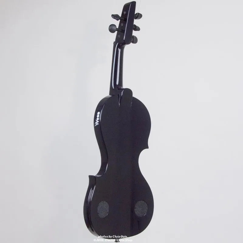 Wood Violins Nashville 5-string electric violin, Transparent Blue - Electric Violin Shop