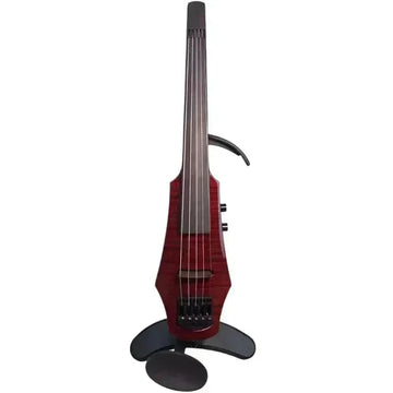 NS Design WAV5 Electric Violin, 5-string Transparent Red