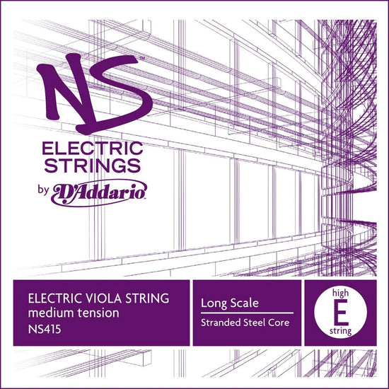 D'Addario NS Electric Viola E String - Electric Violin Shop