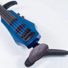 NS Design WAV 5 violin, Transparent Blue Maple Top - Electric Violin Shop