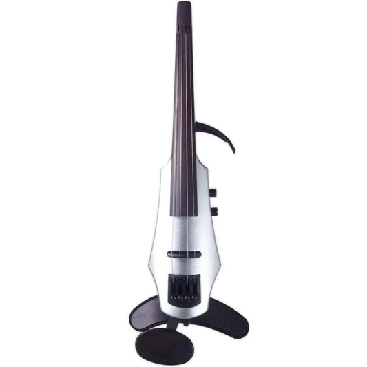 NS Design WAV4 Electric Violin, 4-string Silver Metallic