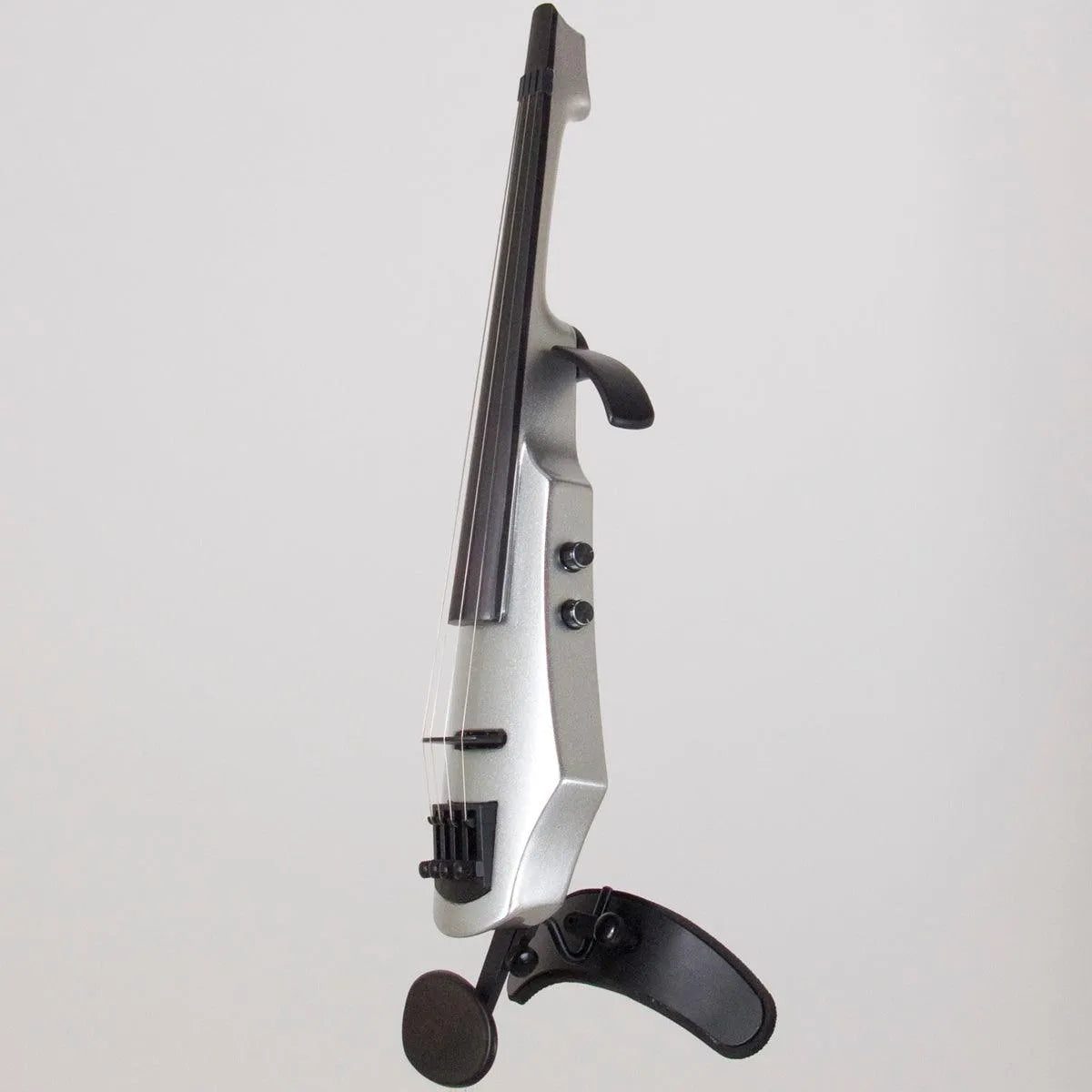 NS Design WAV violin, silver metallic - Electric Violin Shop