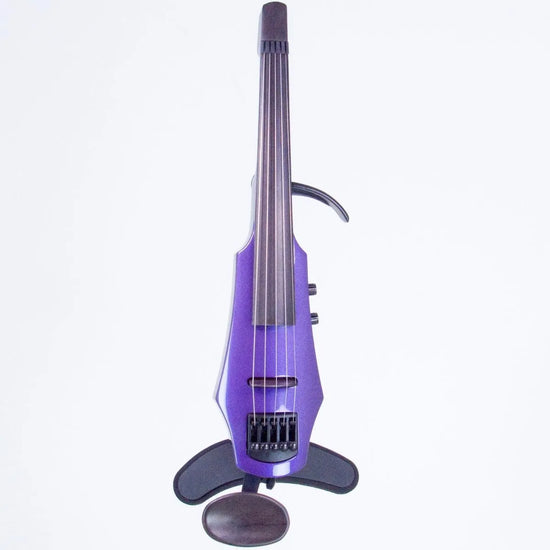 NS Design WAV 5 violin, custom purple metallic - Electric Violin Shop