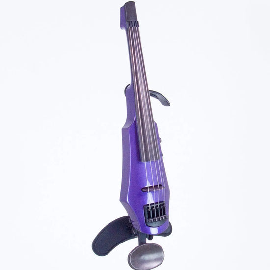 NS Design WAV 5 violin, custom purple metallic - Electric Violin Shop