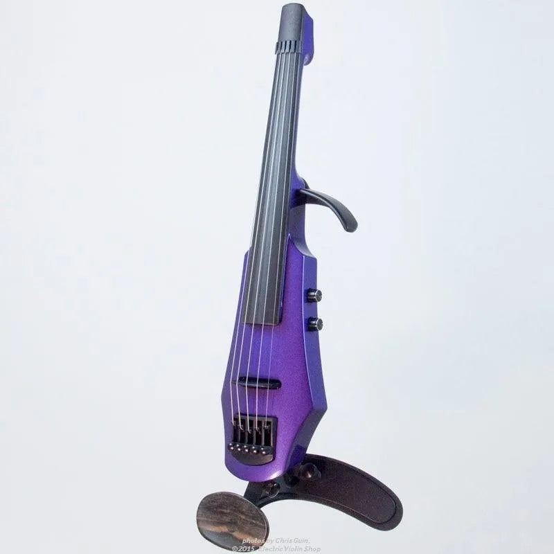 NS Design WAV 5 violin, custom purple metallic - Electric Violin Shop