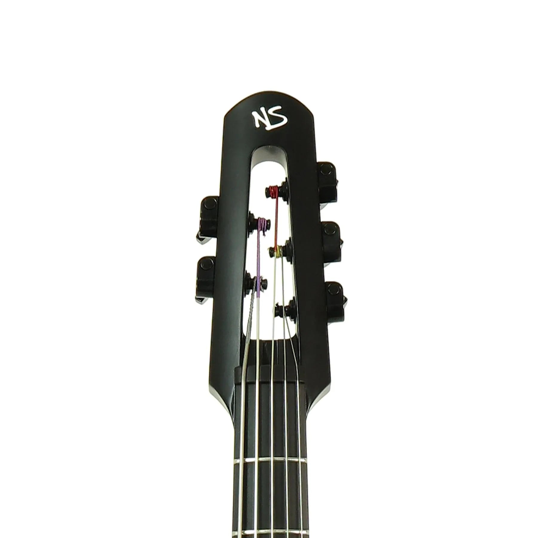 NS Design NXT5a fretted cello, Satin Black - Electric Violin Shop