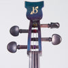 Violonchelo eléctrico Bridge Draco, acabado en color violeta/verde