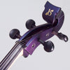 Violonchelo eléctrico Bridge Draco, acabado en color violeta/verde