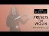 Violin Preset Bundle for Line 6 POD Go, by Matt Bell