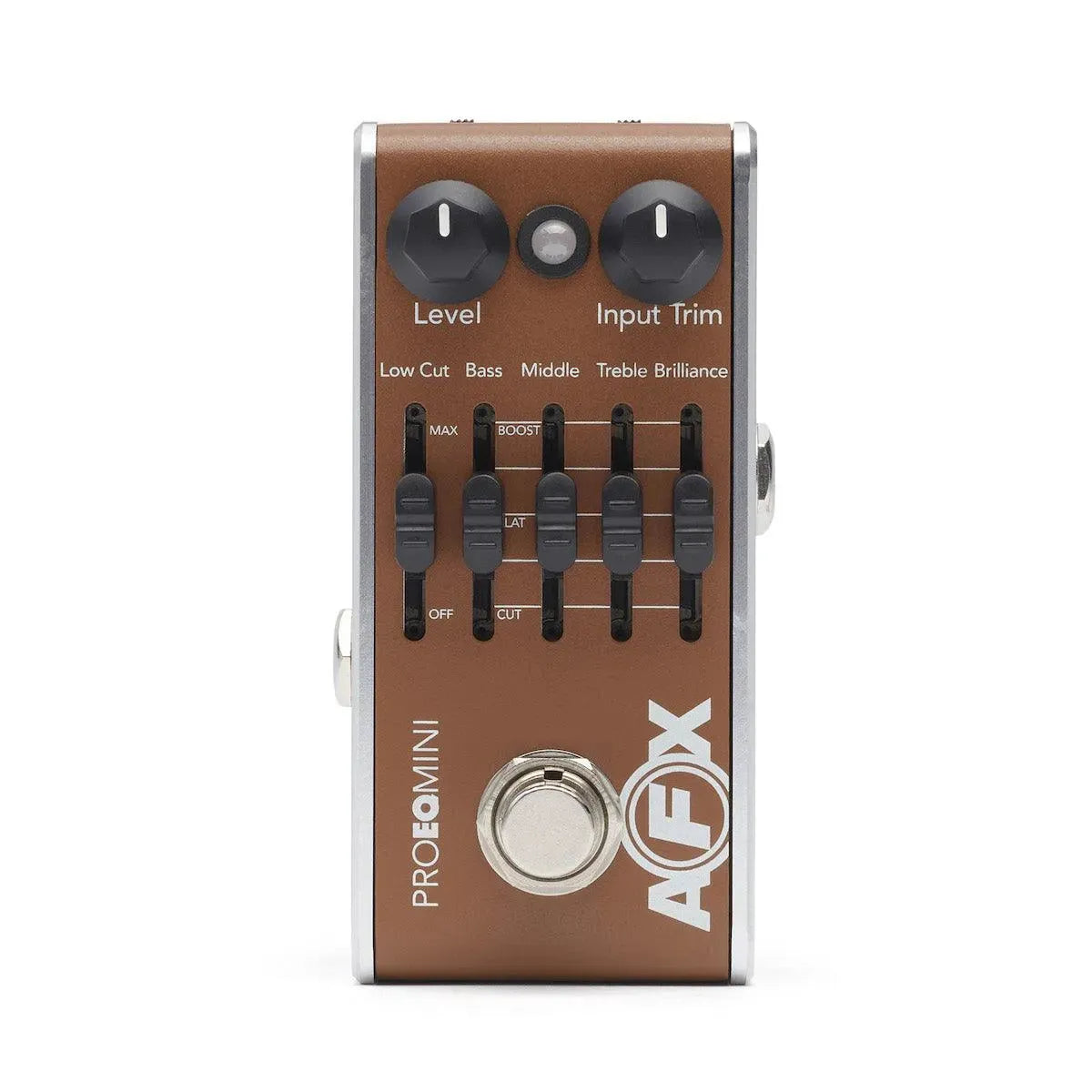 acoustic pedal for electric guitar Fishman AFX Pro EQ Mini Acoustic Preamp & EQ Pedal