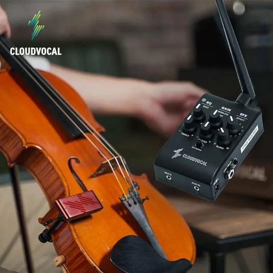 Cloudvocal iSolo VF-10 Violin Wireless Mic/Pickup System - Electric Violin Shop