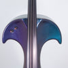 Violonchelo eléctrico Bridge Draco, acabado en color violeta/verde