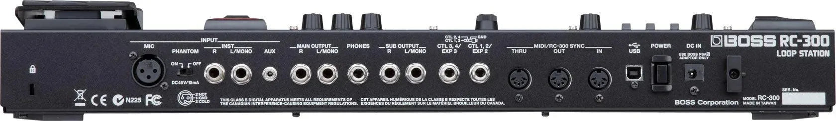 Boss RC-300 Loop Station 3-track looper floor pedal | Electric