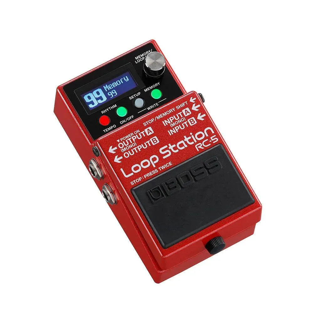 loop pedal violin Boss RC-5 Loop Station Compact Phrase Looper Pedal