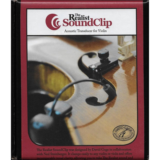 Realist SoundClip Violin & Viola Pickup - Electric Violin Shop