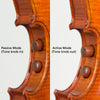 Realist RV4PeFA Pro Ac-El Violin with Instant Active, Frantique finish & Wittner Finetune Pegs - Electric Violin Shop