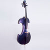 Violonchelo eléctrico Bridge Draco, acabado en color violeta/verde