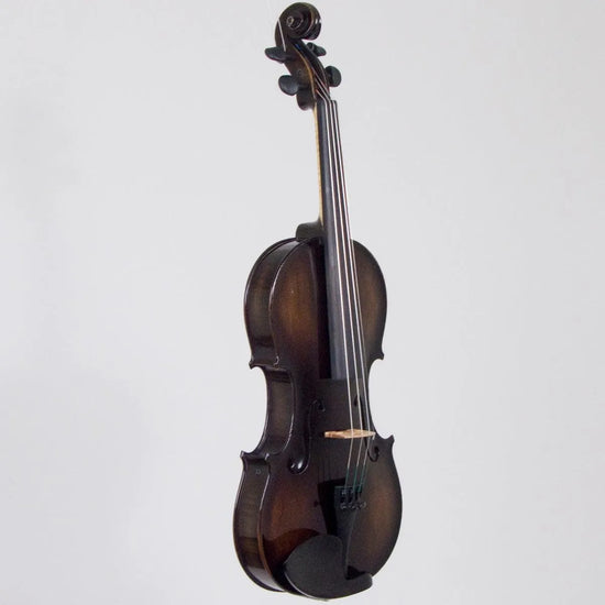 Realist RV4PeBA Pro Ac-El Violin with Instant Active, Trans Black finish & Wittner Finetune Pegs - Electric Violin Shop