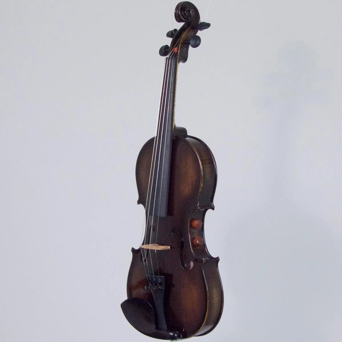 Realist RV4PeBA Pro Ac-El Violin with Instant Active, Trans Black finish & Wittner Finetune Pegs - Electric Violin Shop