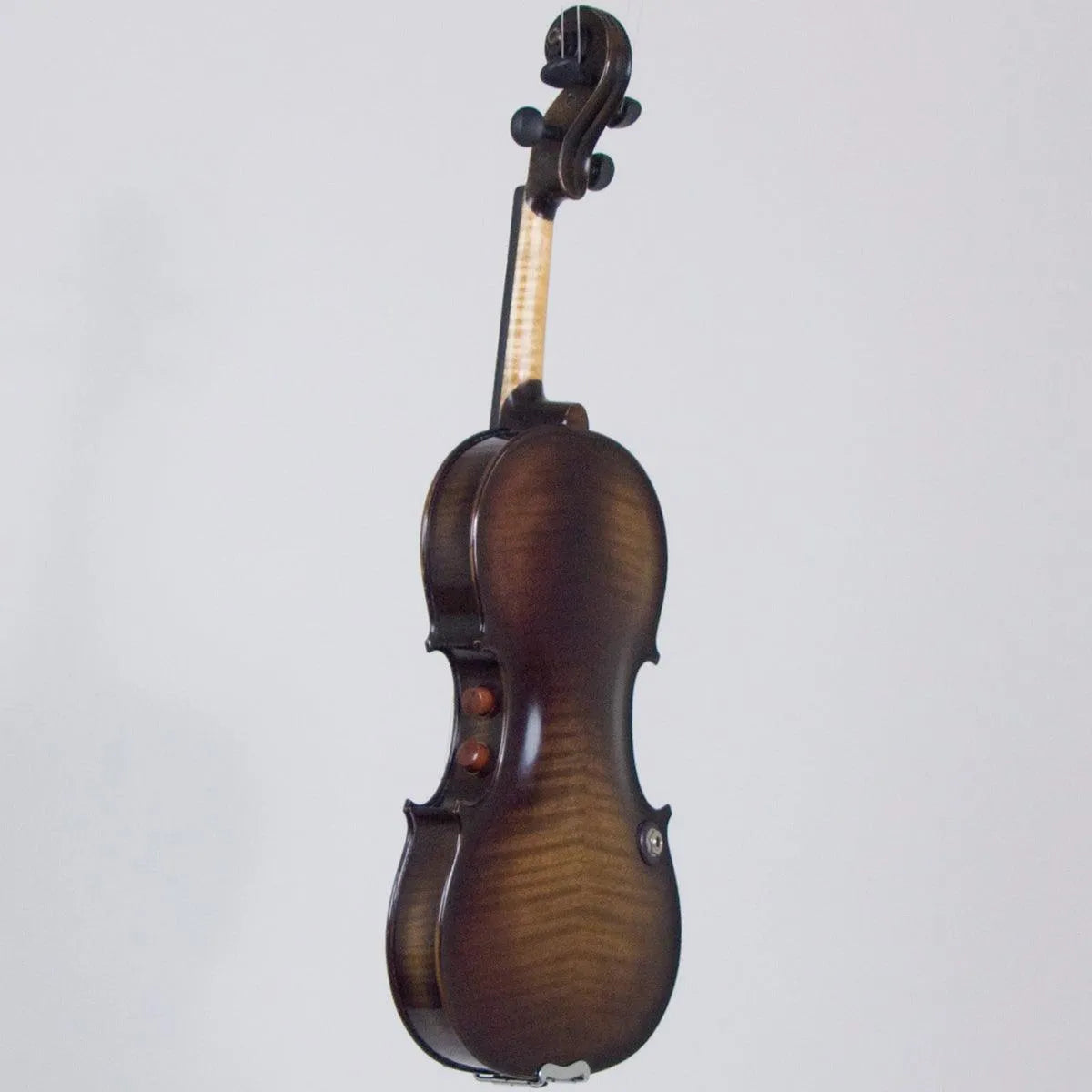 Realist RV4PeBA Pro Ac-El Violin with Instant Active, Trans Black finish & Wittner Finetune Pegs - Electric Violin Shop