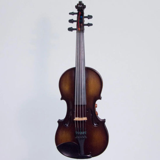 Realist RV5PeBA Pro Ac-El Violin with Instant Active, Trans Black finish & Wittner Finetune Pegs - Electric Violin Shop