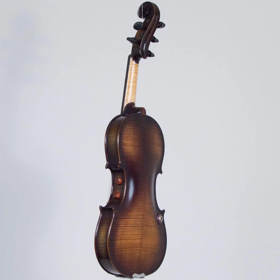 Realist RV5PeBA Pro Ac-El Violin with Instant Active, Trans Black finish & Wittner Finetune Pegs - Electric Violin Shop