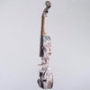 Stratton Skull Standard fretted violin, Shipwreck White with Starfish Designs pickup - Electric Violin Shop