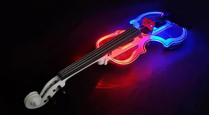 Spectra VLN2 Illuminated Electric Violin, White - Electric Violin Shop