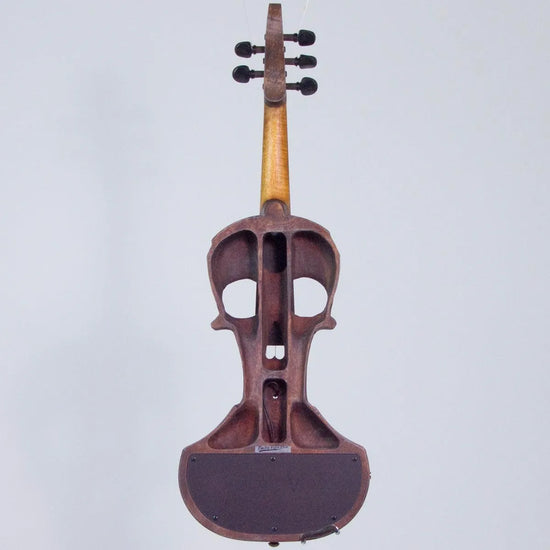 Stratton Skull 5 Standard electric violin, Driftwood - Electric Violin Shop