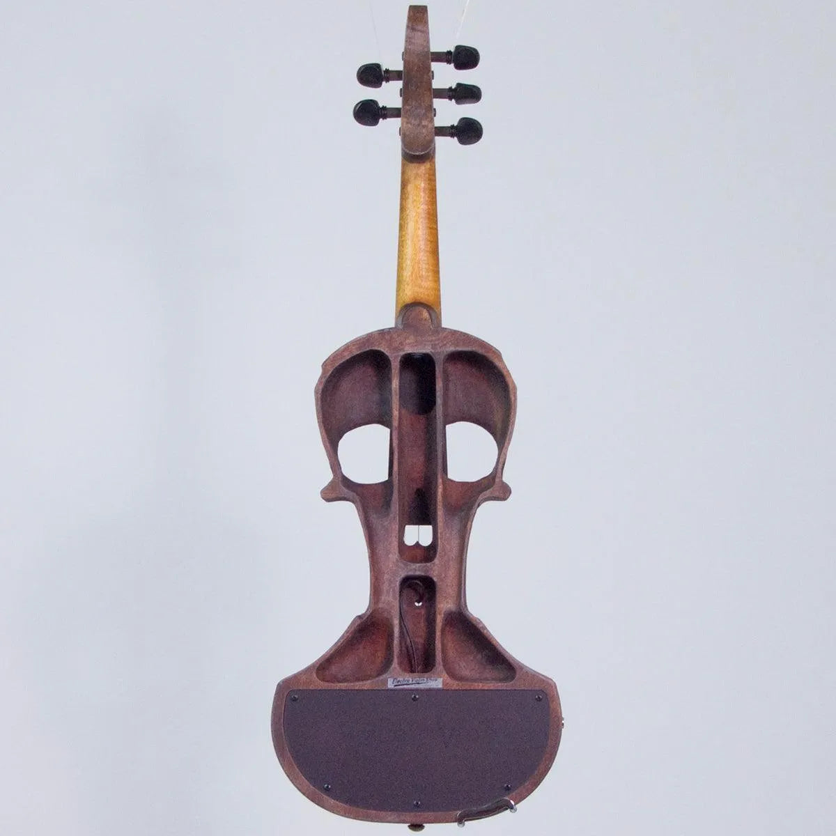 Stratton Skull 5 Standard electric violin, Driftwood - Electric Violin Shop